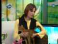 Anna and abyssinian cat Bastet